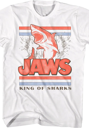 Leaping King Of Sharks Jaws T-Shirt