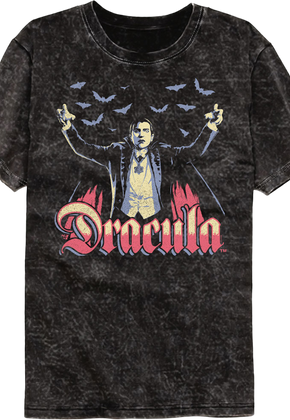 Legendary Vampire Dracula Mineral Wash T-Shirt