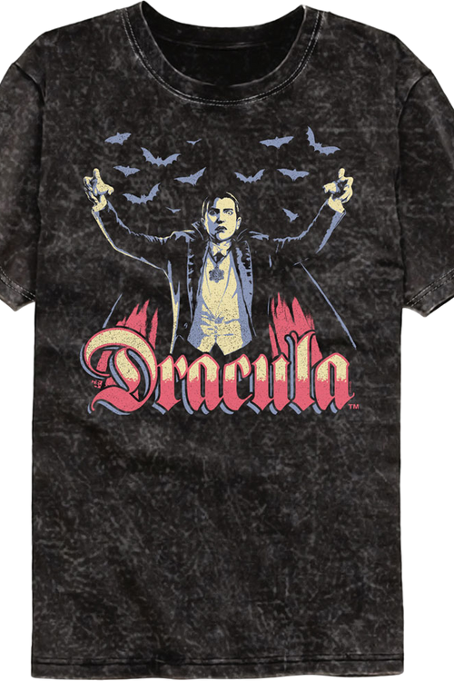 Legendary Vampire Dracula Mineral Wash T-Shirtmain product image