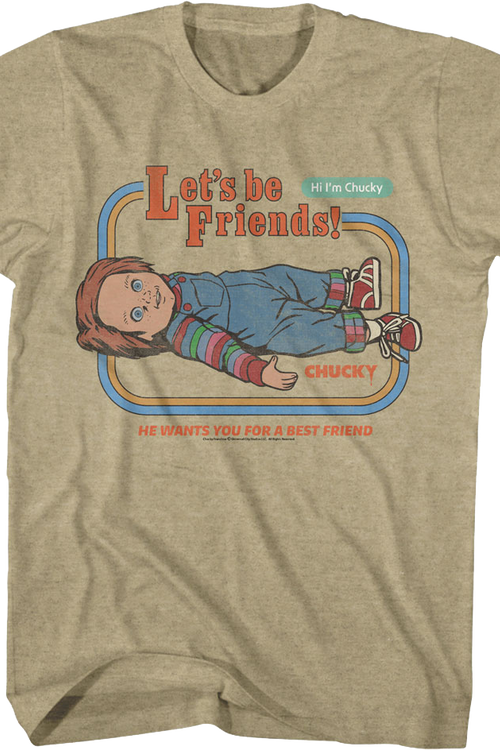 Let's Be Friends Child's Play T-Shirtmain product image