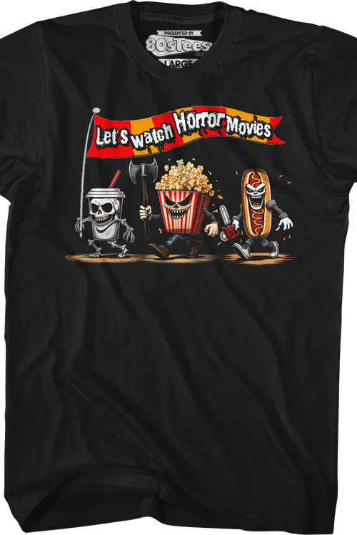 Let's Watch Horror Movies T-Shirtmain product image