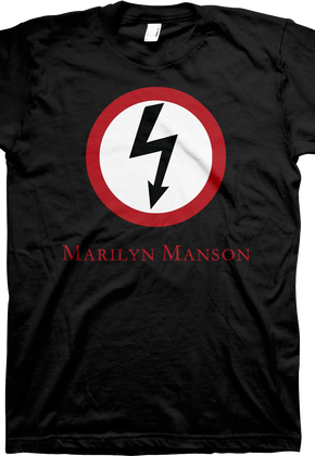 Lightning Bolt Logo Marilyn Manson T-Shirt