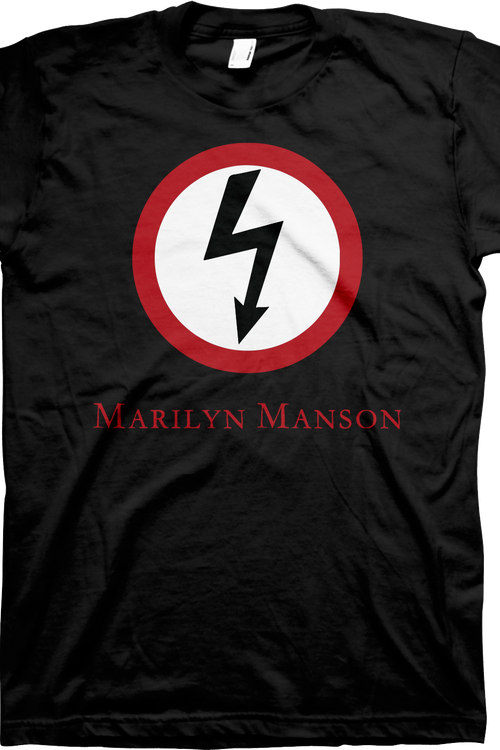 Lightning Bolt Logo Marilyn Manson T-Shirtmain product image