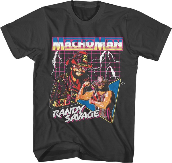 Lightning Collage Macho Man Randy Savage T-Shirt