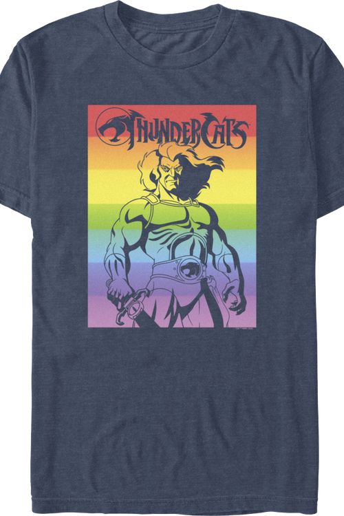 Lion-O Retro Rainbow ThunderCats T-Shirtmain product image