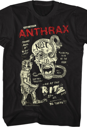 Live At The Ritz Anthrax T-Shirt