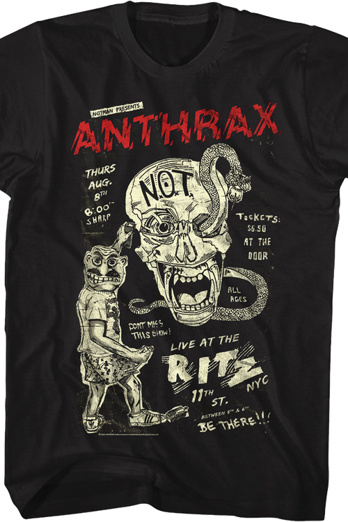 Live At The Ritz Anthrax T-Shirtmain product image