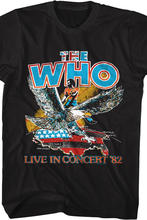 Live In Concert '82 The Who T-Shirtmain product image