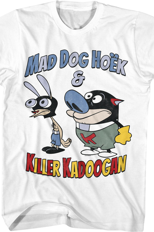 Mad Dog Höek & Killer Kadoogan Ren And Stimpy T-Shirtmain product image