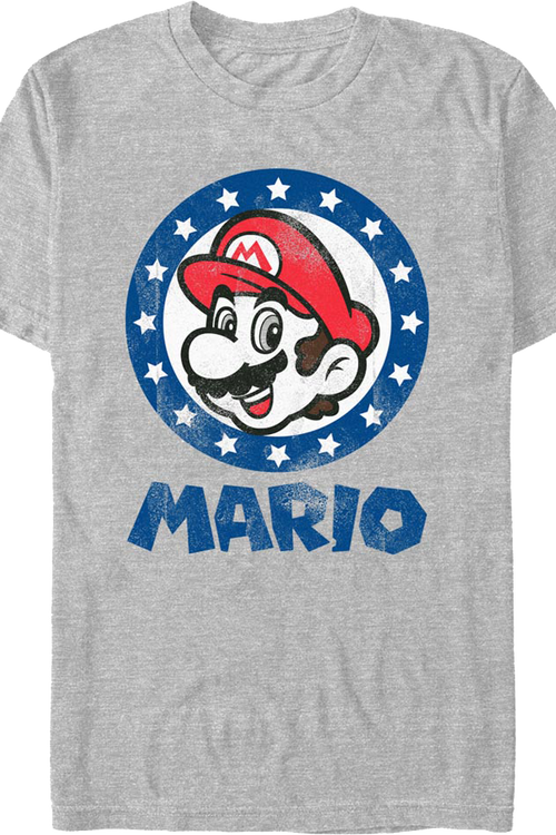 Mario Starry Circle Nintendo T-Shirtmain product image