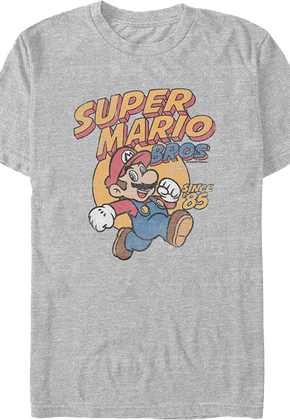 Mario Running Since 1985 Super Mario Bros. T-Shirt