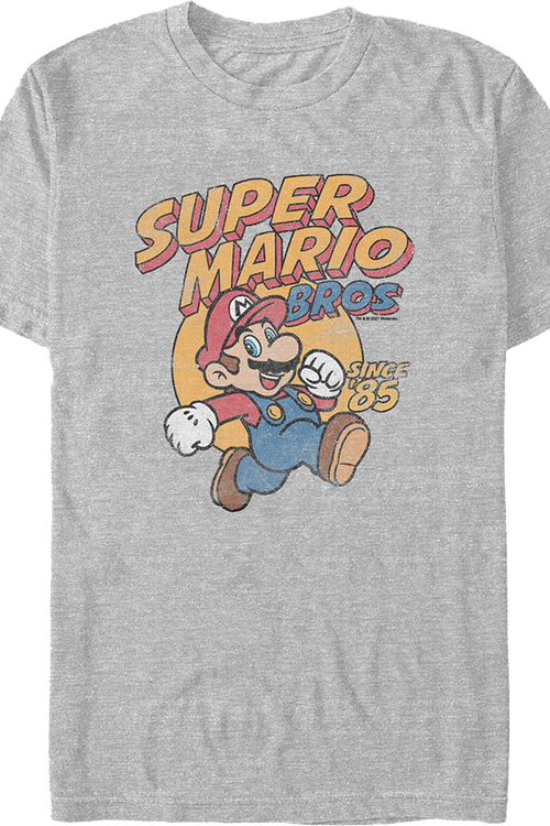 Mario Running Since 1985 Super Mario Bros. T-Shirtmain product image