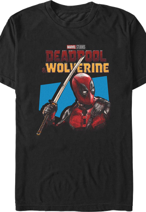 Merc With A Katana Deadpool & Wolverine Marvel Comics T-Shirt