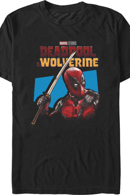 Merc With A Katana Deadpool & Wolverine Marvel Comics T-Shirtmain product image