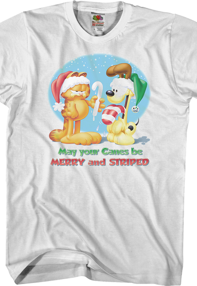 Merry and Striped Garfield T-Shirt