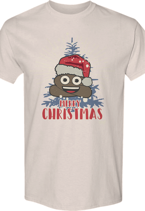 Merry Christmas Poo Emoji T-Shirt