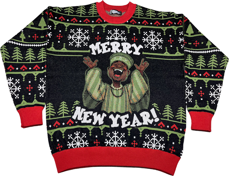 Merry New Year Trading Places Knitted Sweatermain product image