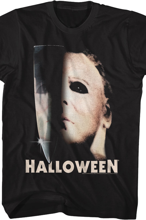 Michael Myers Knife & Mask Halloween T-Shirtmain product image