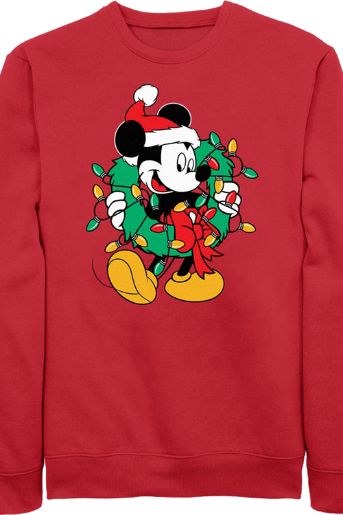 Mickey Mouse Christmas Wreath Disney Sweatshirtmain product image