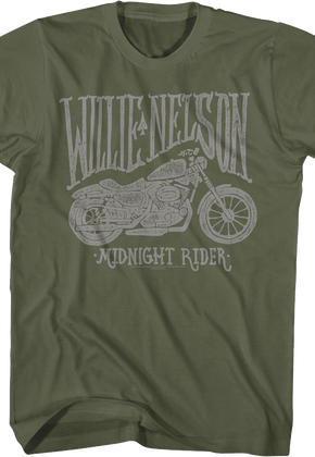 Midnight Rider Willie Nelson T-Shirt