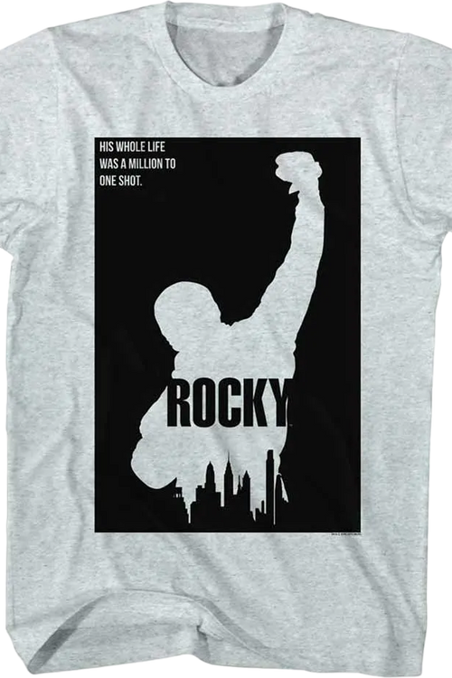 Million To One Shot Silhouette Rocky T-Shirtmain product image