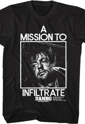 Mission To Infiltrate Rambo T-Shirt