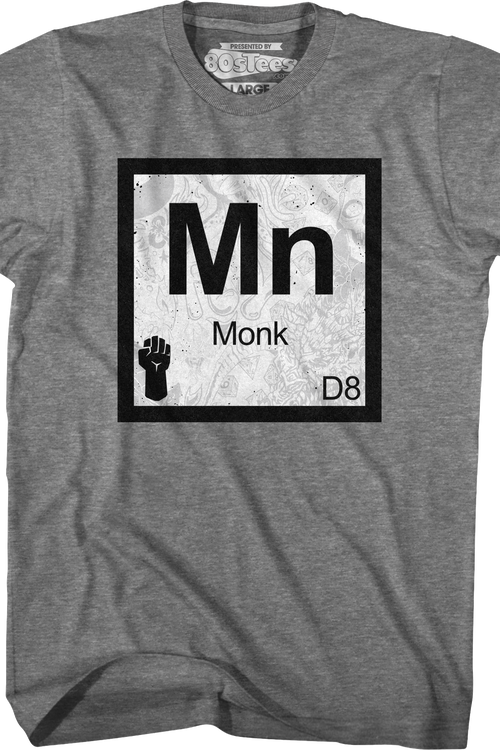 Monk Element Symbol Dungeons & Dragons T-Shirtmain product image