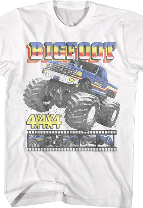 Monster Truck Film Reel Bigfoot T-Shirt