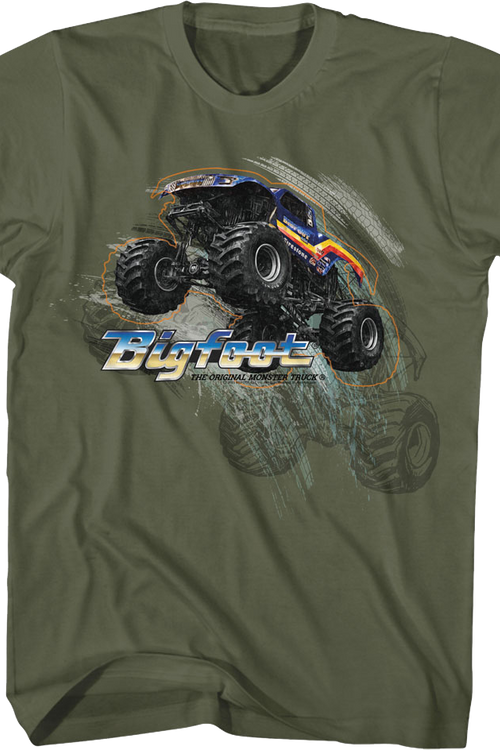 Monster Truck Jump Bigfoot T-Shirtmain product image