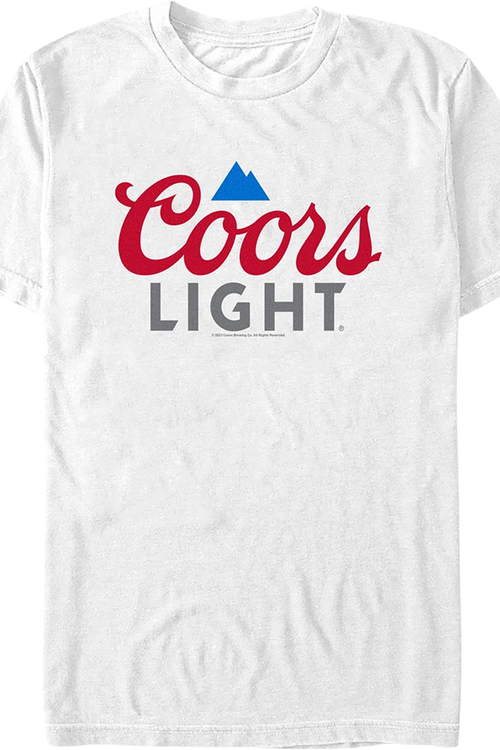 Mountain Peaks Logo Coors Light T-Shirtmain product image