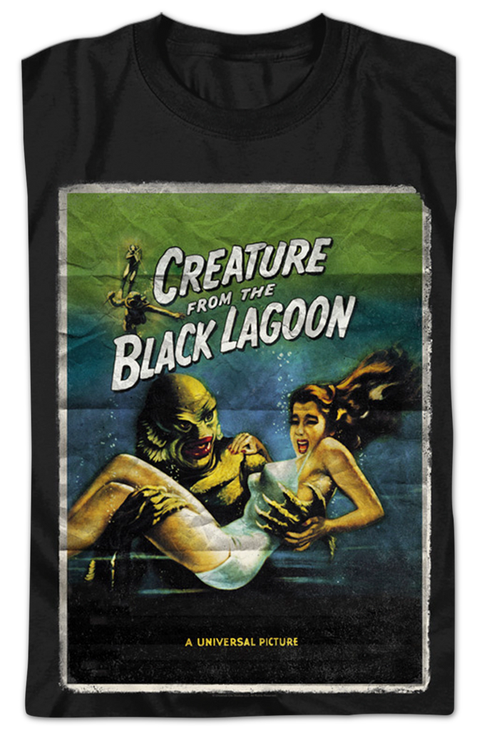 Movie Poster Creature From The Black Lagoon T-Shirt