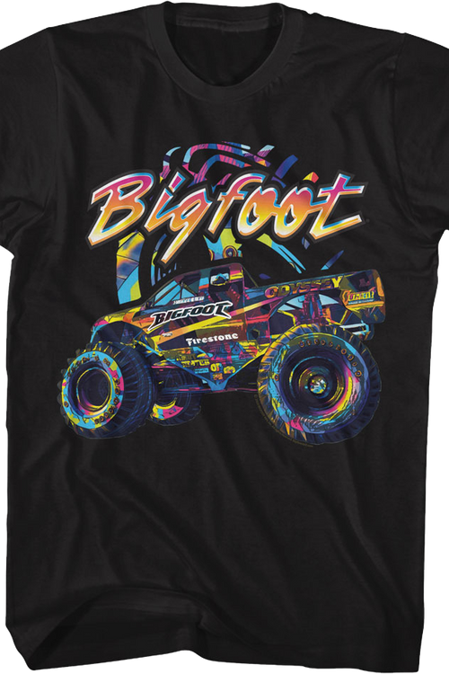 Multicolor Monster Truck Bigfoot T-Shirtmain product image