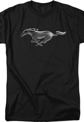 Mustang Chrome Logo Ford T-Shirt