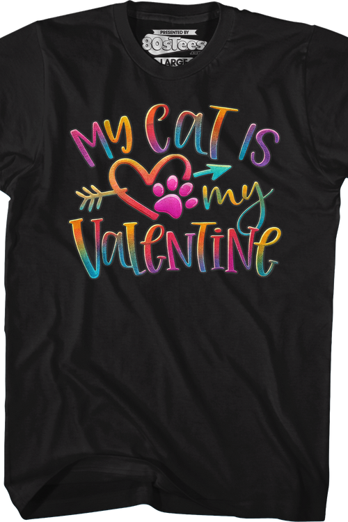 My Cat Is My Valentine T-Shirtmain product image