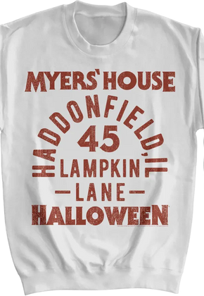 Myers' House Halloween Sweatshirt