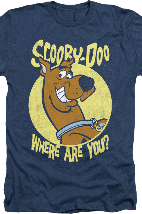 Navy Heather Scooby-Doo Where Are You T-Shirtmain product image