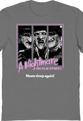 Never Sleep Again Nightmare On Elm Street T-Shirt