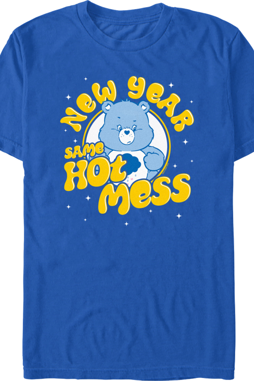 New Year Same Hot Mess Care Bears T-Shirtmain product image