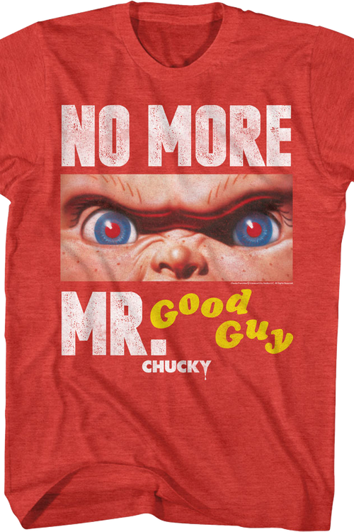 No More Mr. Good Guy Child's Play T-Shirtmain product image