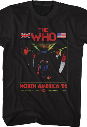 North America '82 Tour The Who T-Shirt