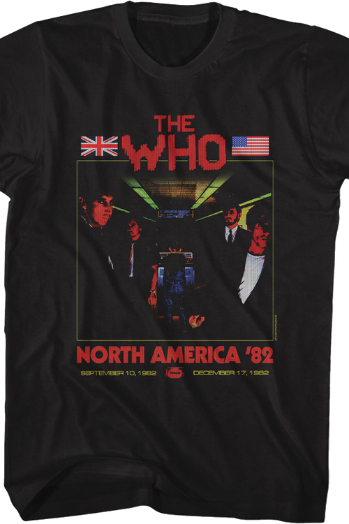 North America '82 Tour The Who T-Shirtmain product image