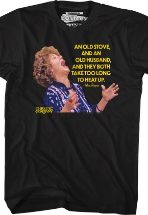 Old Stove Old Husband Three's Company T-Shirt