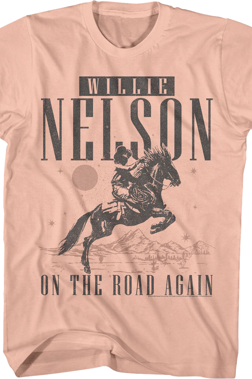 On The Road Again Willie Nelson T-Shirtmain product image