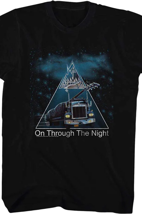 On Through The Night Triangle Def Leppard T-Shirtmain product image