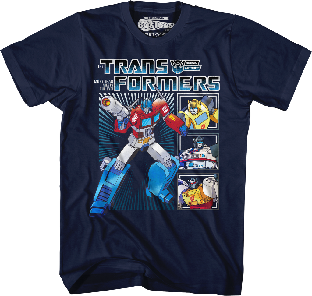 Optimus Prime and the Autobots Transformers T-Shirt