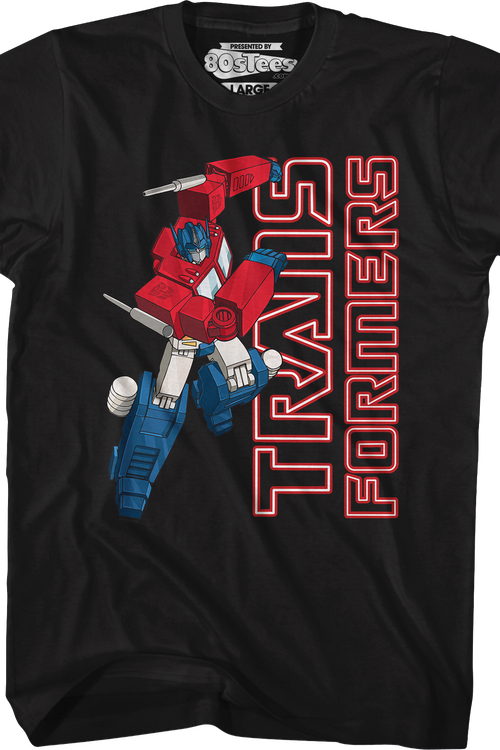 Optimus Prime Attack Pose Transformers T-Shirtmain product image