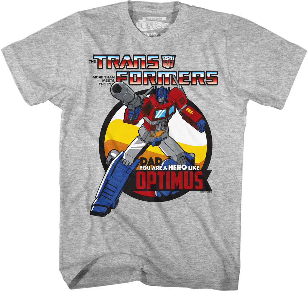 Optimus Prime Father's Day T-Shirt: Transformers Mens T-Shirt