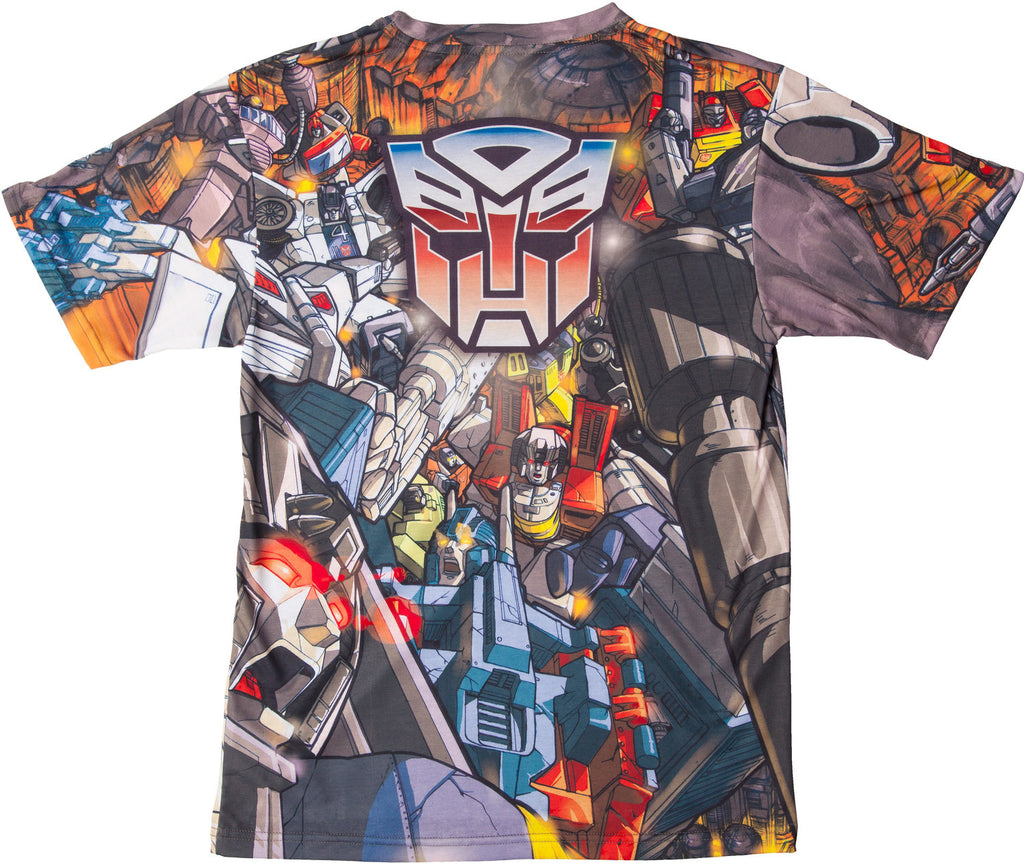 Transformers Optimus Prime vs Megatron Sublimation T-Shirt