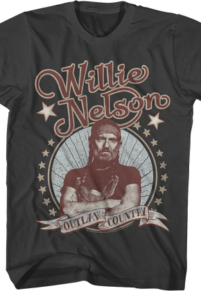 Outlaw Country Willie Nelson T-Shirt