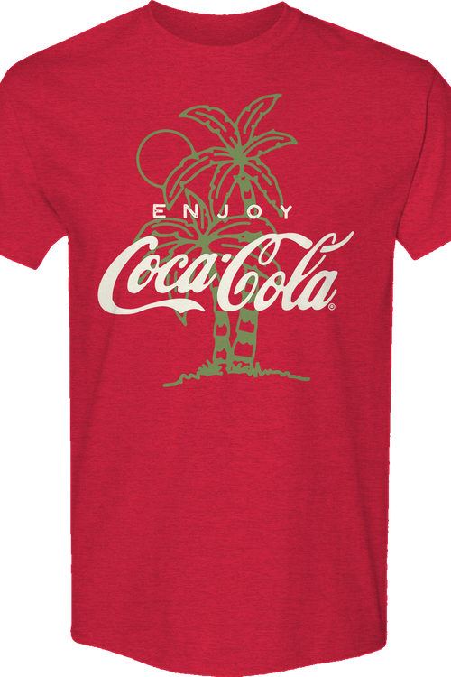 Palm Trees Enjoy Coca-Cola T-Shirtmain product image